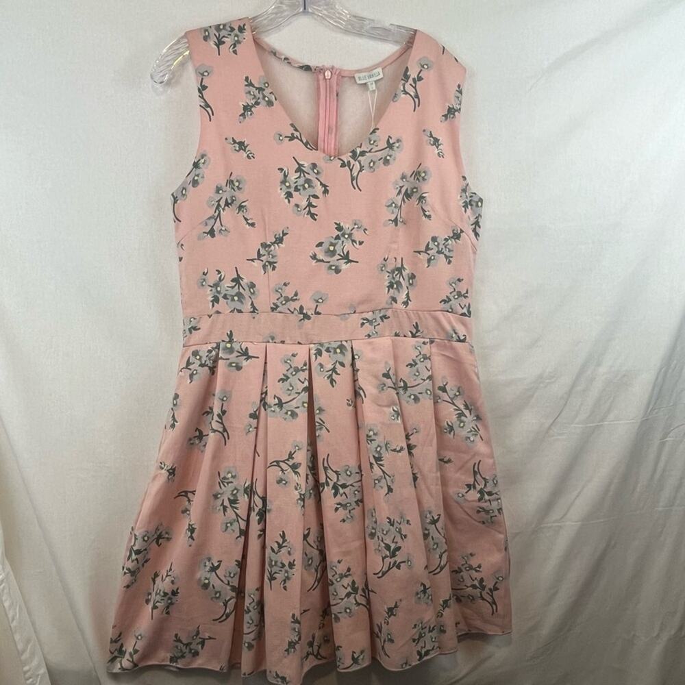 NWT Blue Vanilla Pink floral dress women’s size 14/large